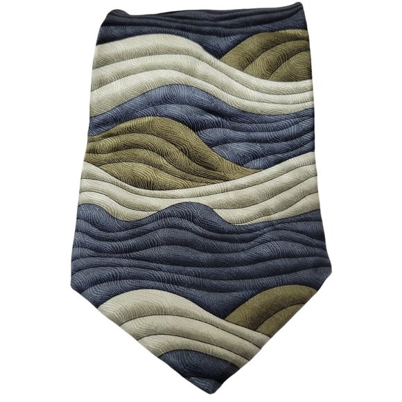 Jerry J. Garcia 100% Silk Tie Blue Iceberg Ltd. Ed. 220 of 1,000 Grateful Dead - Picture 4 of 10